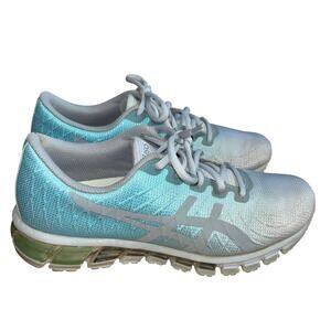 ASICS Womens Gel Quantum 180 4 Running Sportstyle Shoes Blue Gray 1022A098 Sz 9